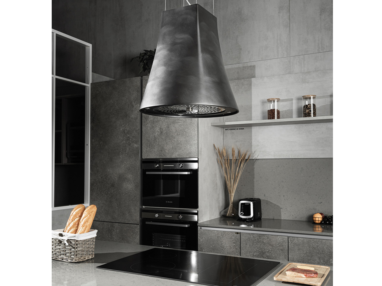 Máy hút mùi đảo Malloca ADEL P-3810