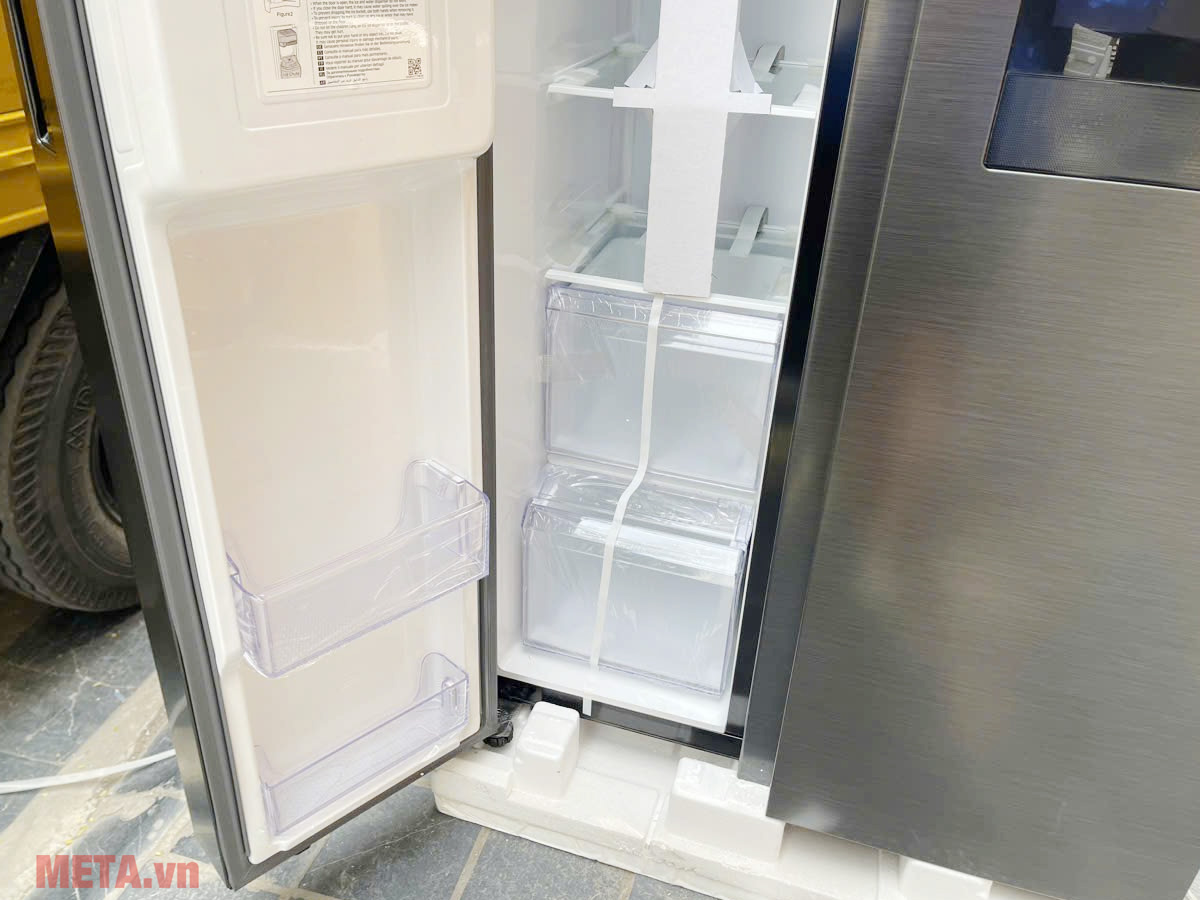 Tủ lạnh Samsung side by side Inverter 616 lít RS64T5F01B4/SV