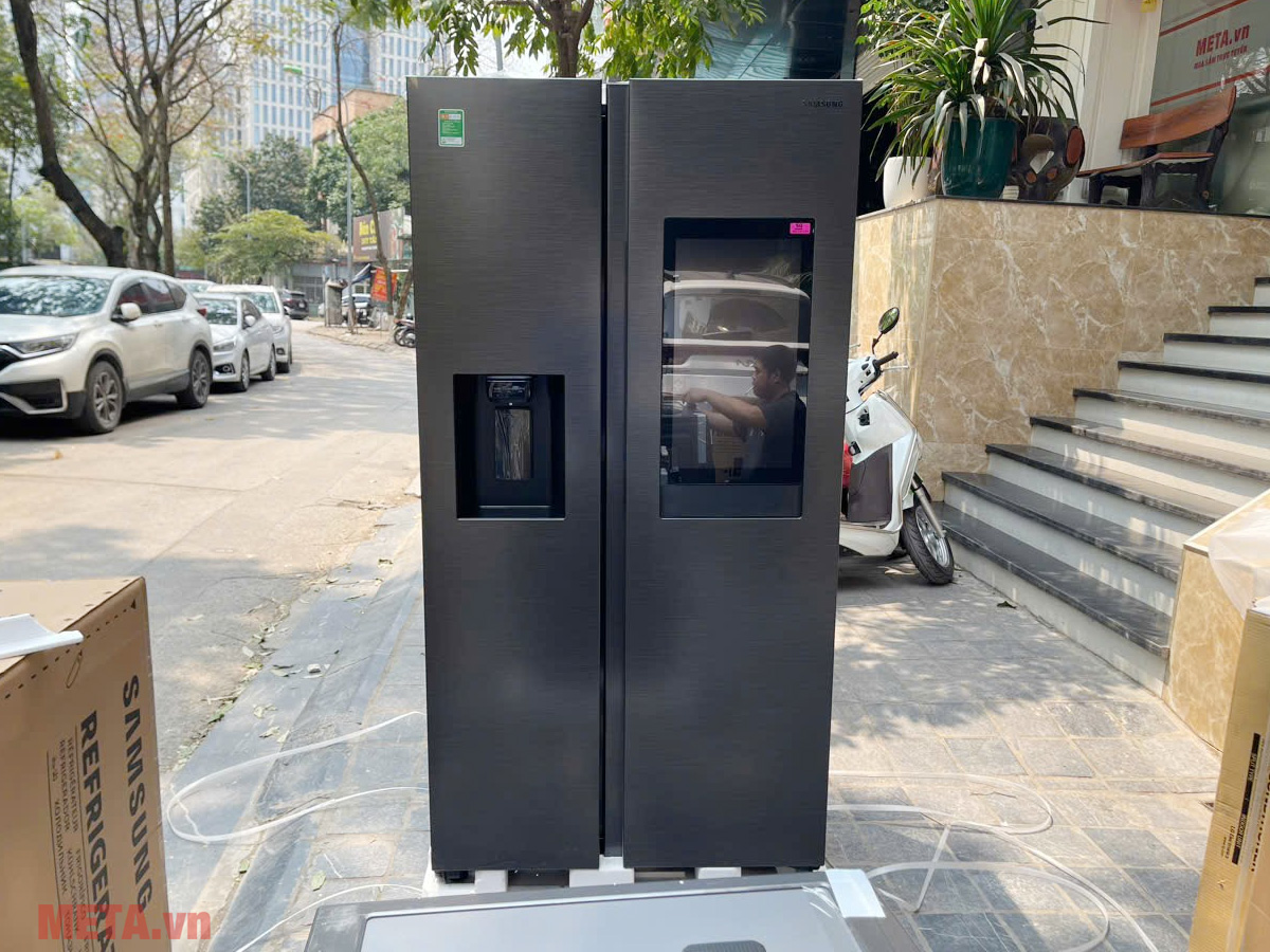 Tủ lạnh Samsung side by side Inverter 616 lít RS64T5F01B4/SV