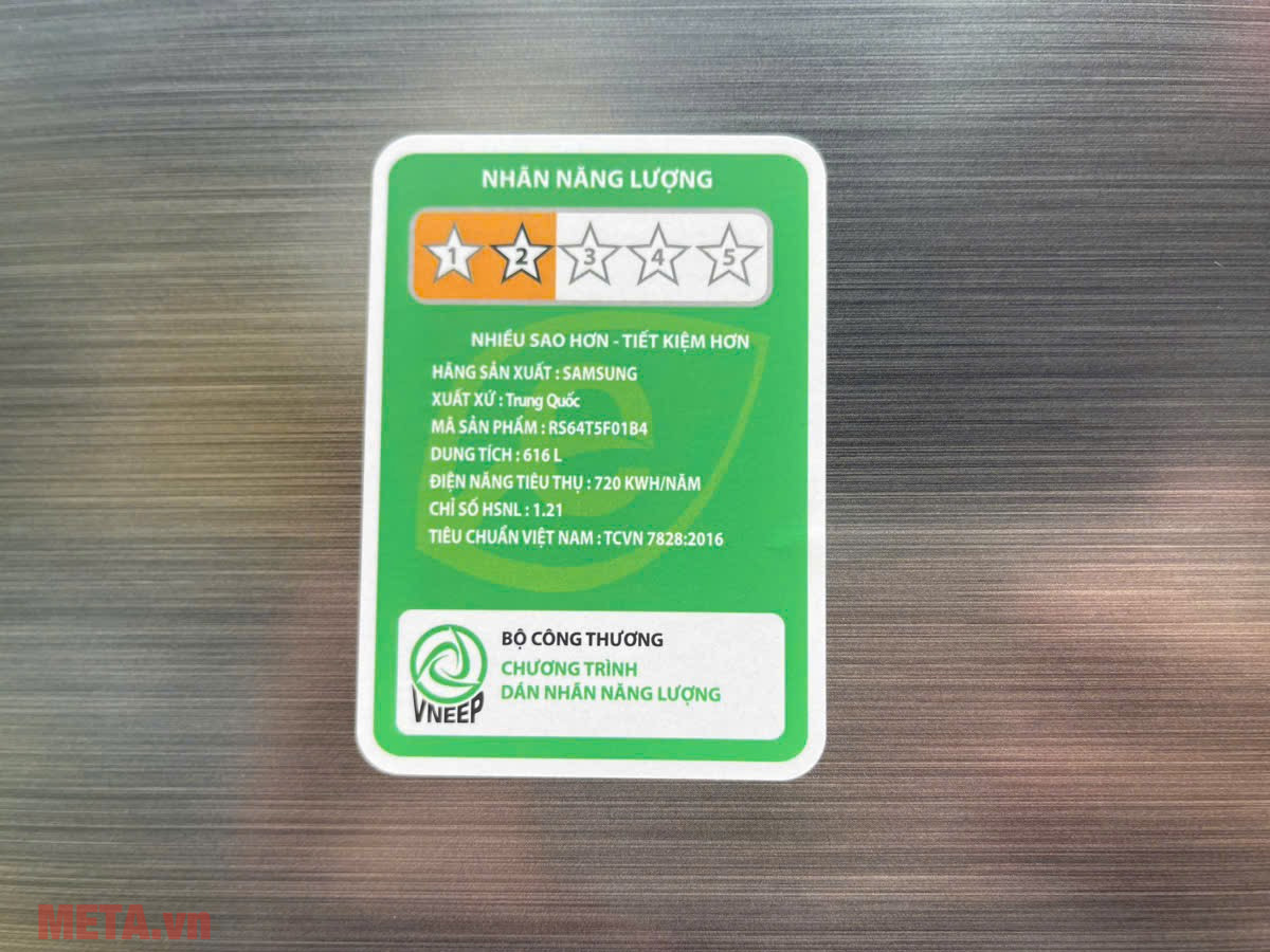 Tủ lạnh Samsung side by side Inverter 616 lít RS64T5F01B4/SV