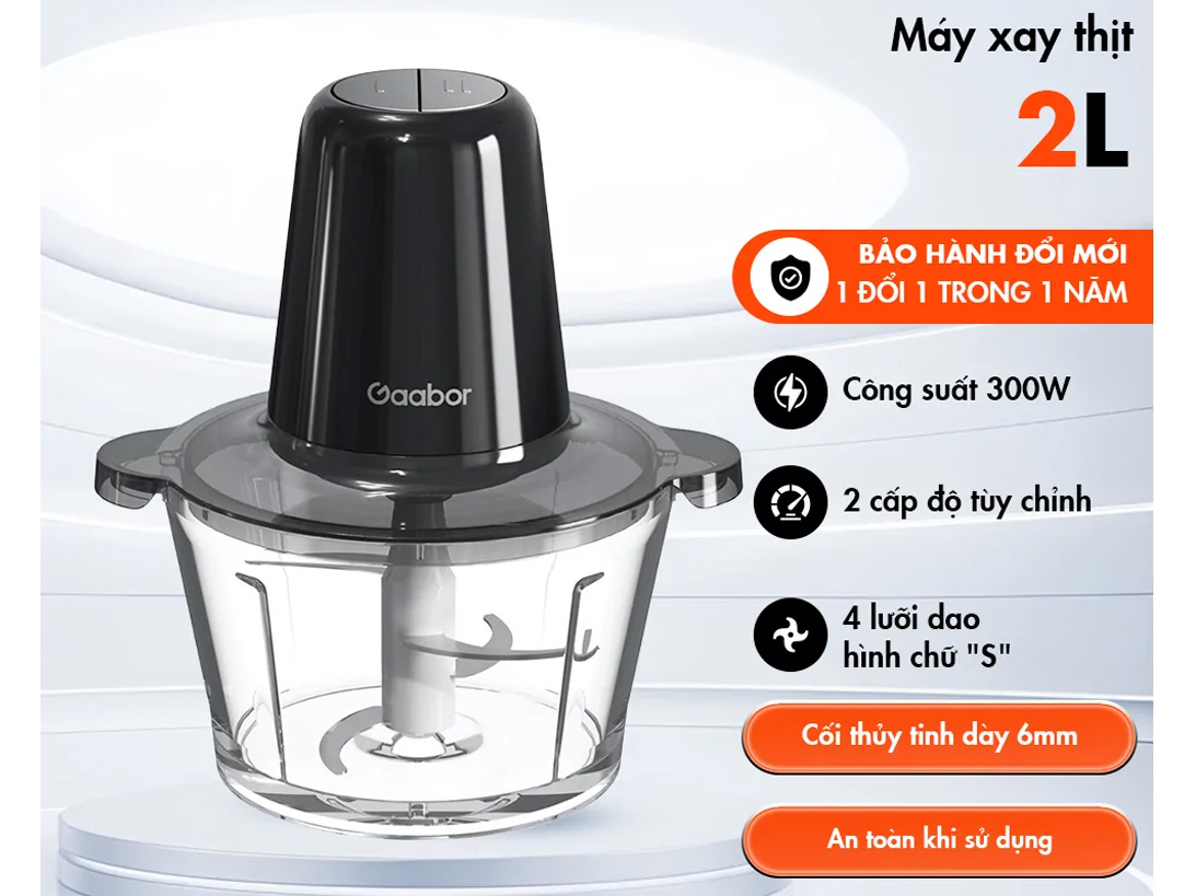 Máy xay thực phẩm đa năng Gaabor MG-15M02A
