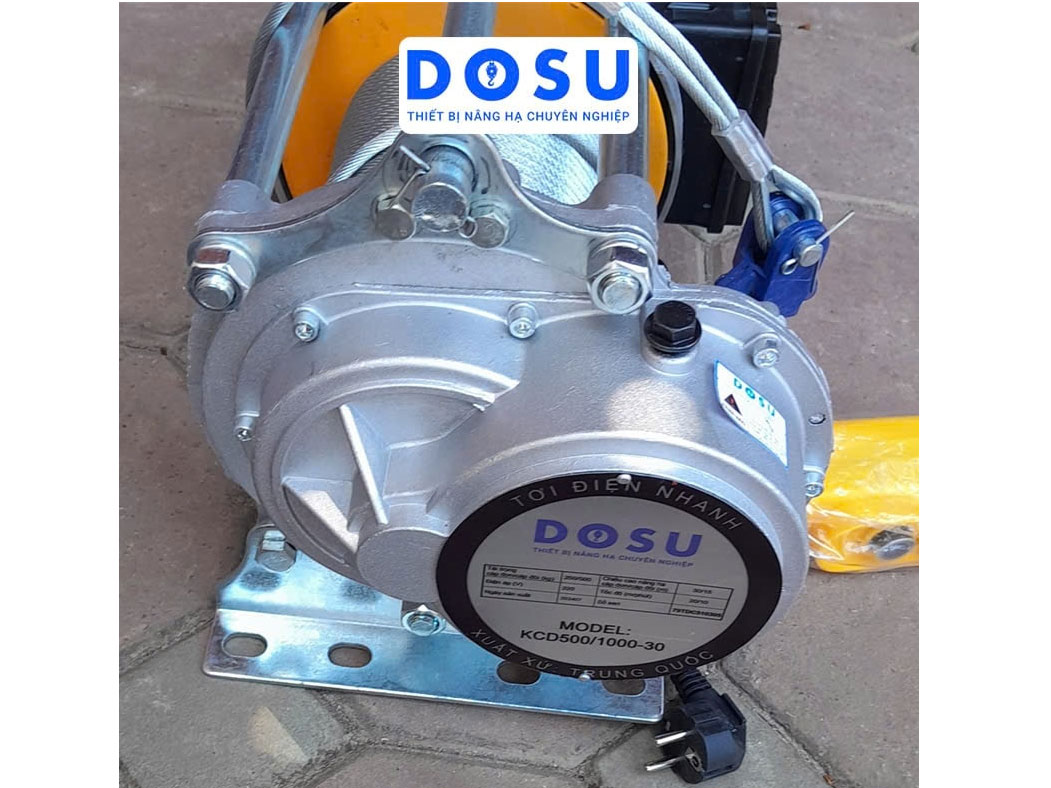 Tời điện nhanh Dosu KCD500/1000-30