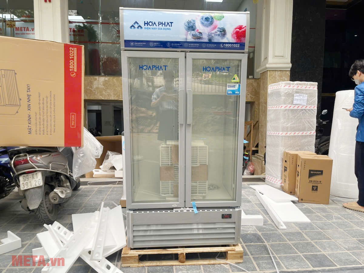 Tủ mát Hòa Phát 1 ngăn 2 cánh HSR D6526