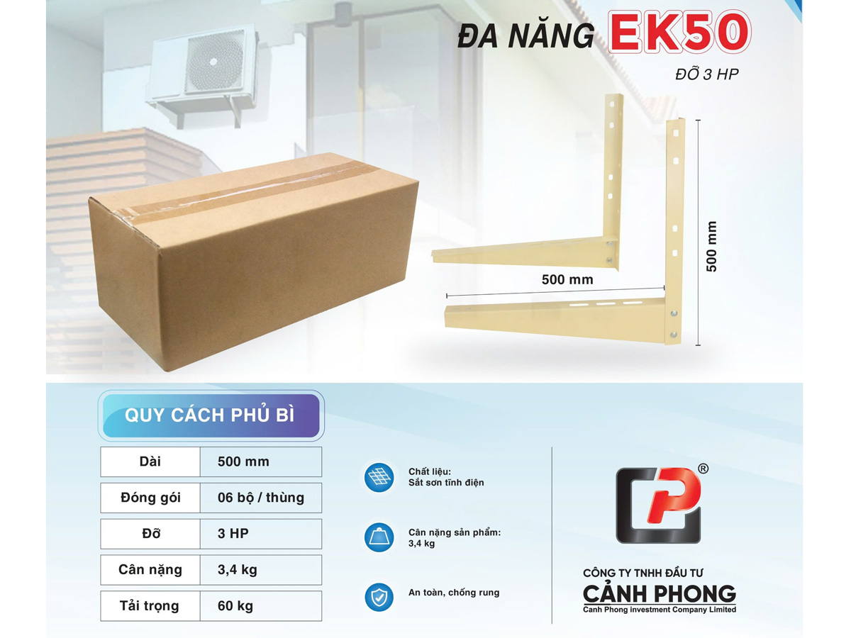 Eke đa năng Cảnh Phong M3 500mm (Dành cho điều hòa từ 2.5HP)