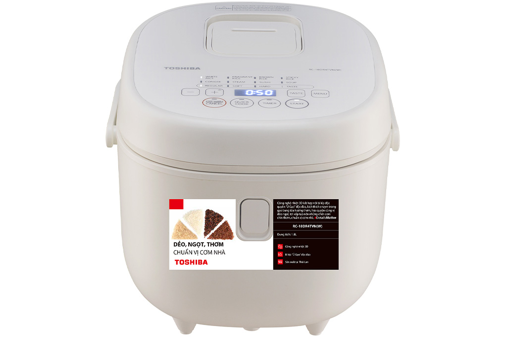 Nồi cơm điện tử 1.8 lít Toshiba RC-18DR4TVN