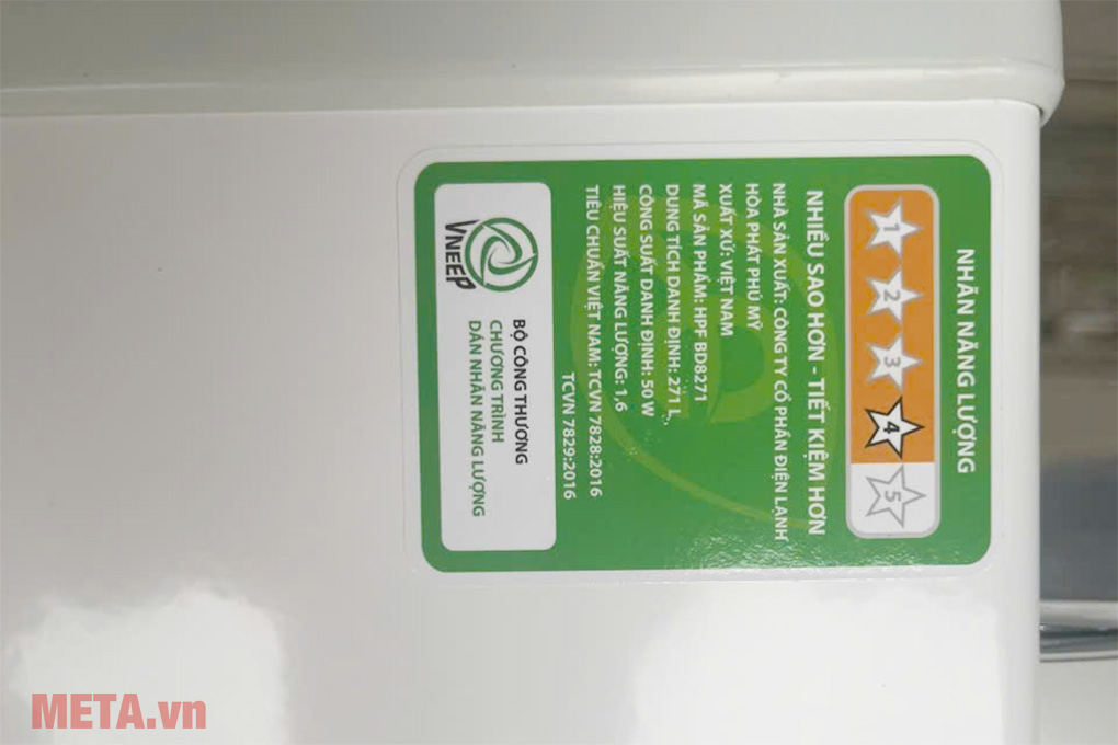Tủ đông Hòa Phát Inverter 271 lít HPF BD8271
