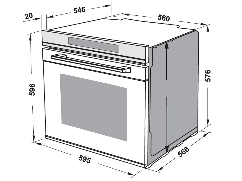 Lò nướng âm tủ Hafele HO-8T72A (538.01.421)