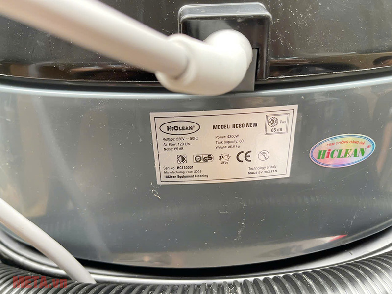 Máy hút bụi công nghiệp HiClean HC80 New