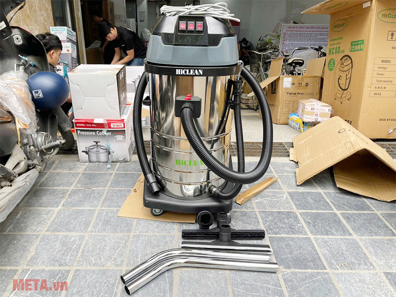 Máy hút bụi công nghiệp HiClean HC80 New