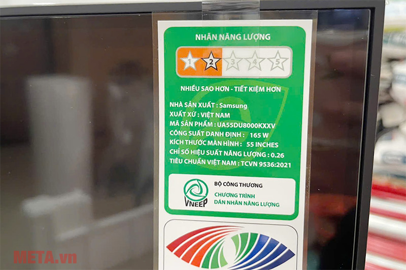 Smart Tivi Samsung 4K Crystal UHD 55 inch UA55DU8000KXXV