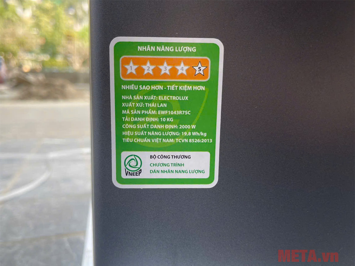 Máy giặt Electrolux UltimateCare 700 Inverter 10kg EWF1043R7SC