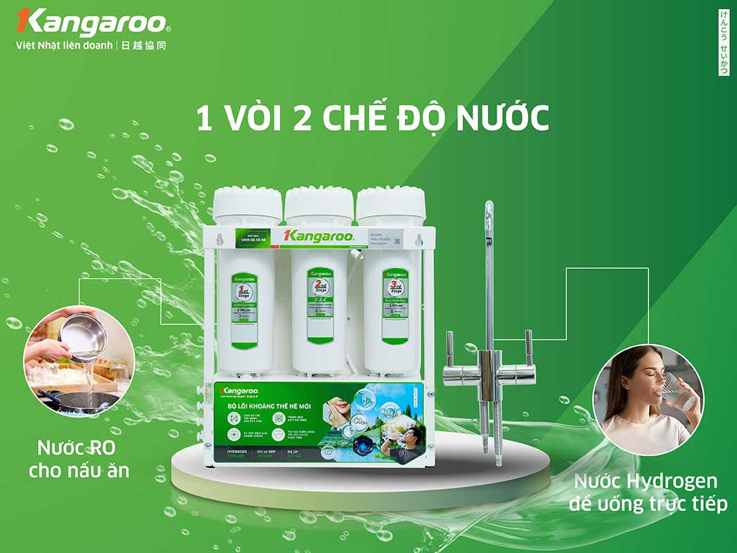 Máy lọc nước Kangaroo Hydrogen KGHP12K