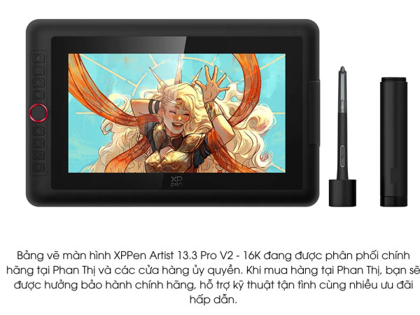 Bảng vẽ màn hình XP-Pen Artist 13.3 Pro V2 16K