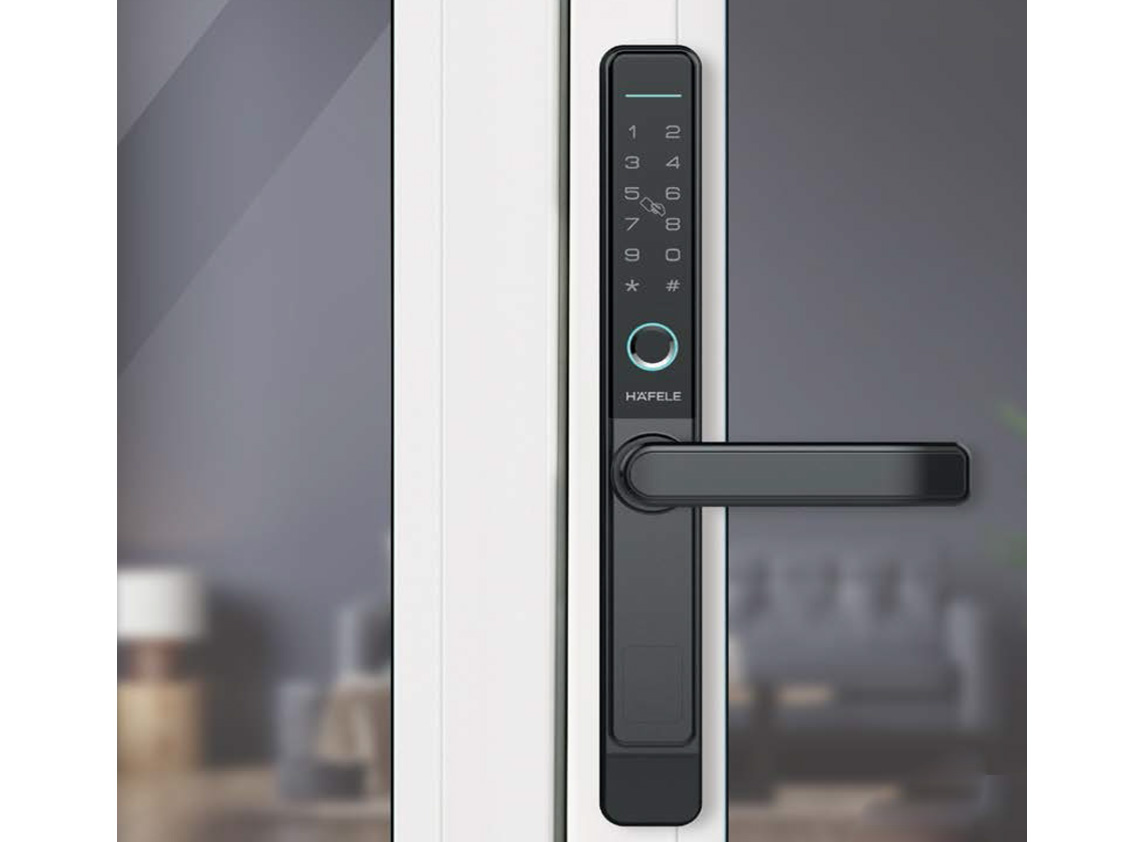 Khóa điện tử Hafele cửa nhôm DL6600-SW (912.20.145)