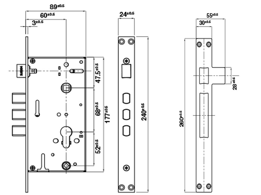 Khóa điện tử Hafele DL6100 (912.20.582)