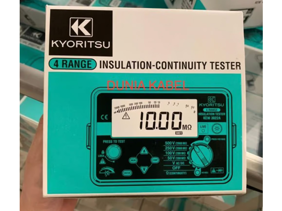 Thiết bị đo điện trở cách điện Kyoritsu 3022A