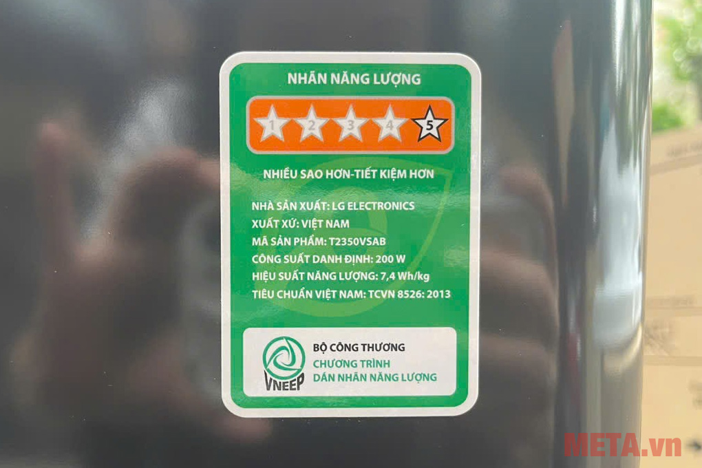 Máy giặt LG Inverter 10.5kg T2350VSAB