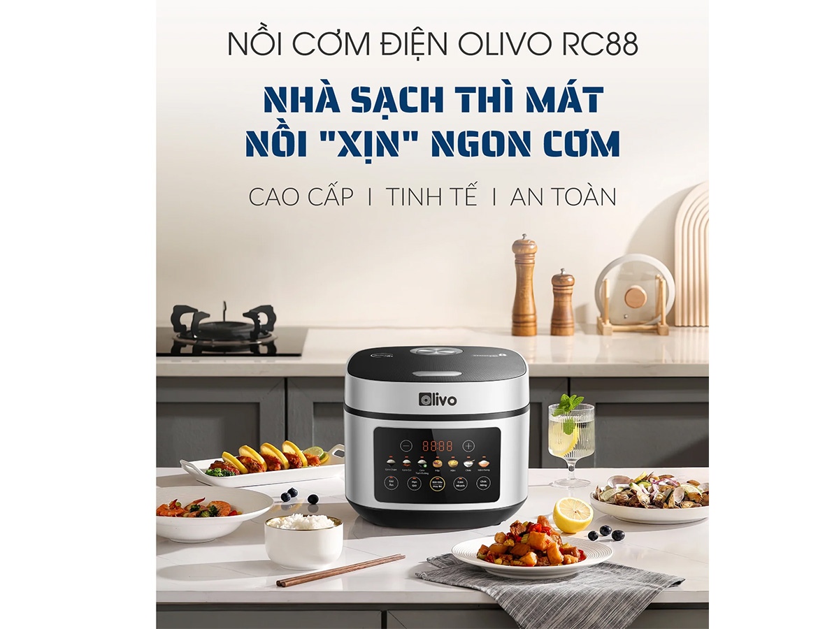 Nồi cơm điện Olivo RC88