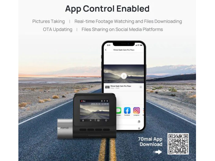Camera hành trình trước sau 70mai A500S-1