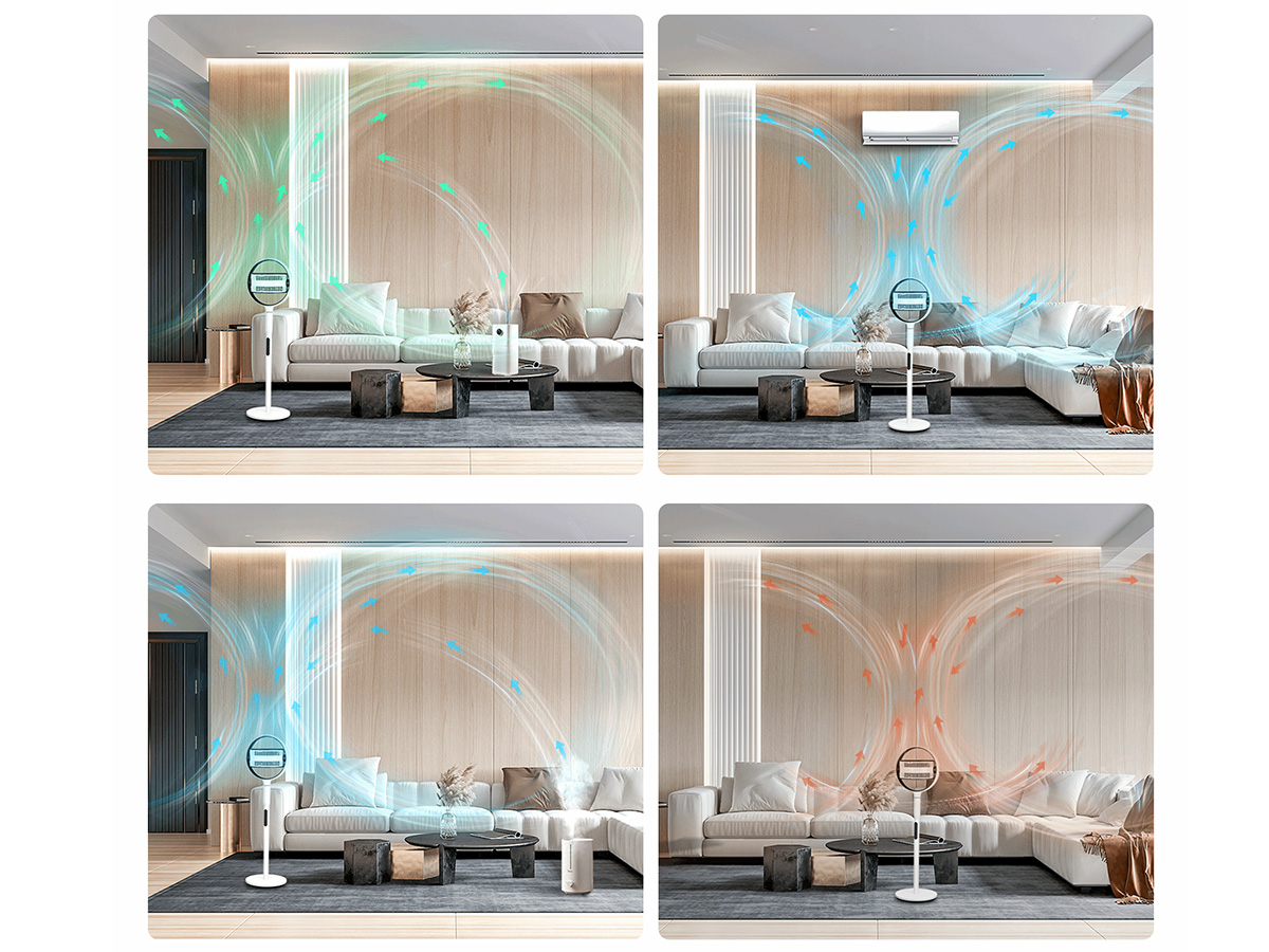 Quạt tuần hoàn Toshiba F-DSC80XVN (7 cánh trước, 9 cánh sau, 25W)