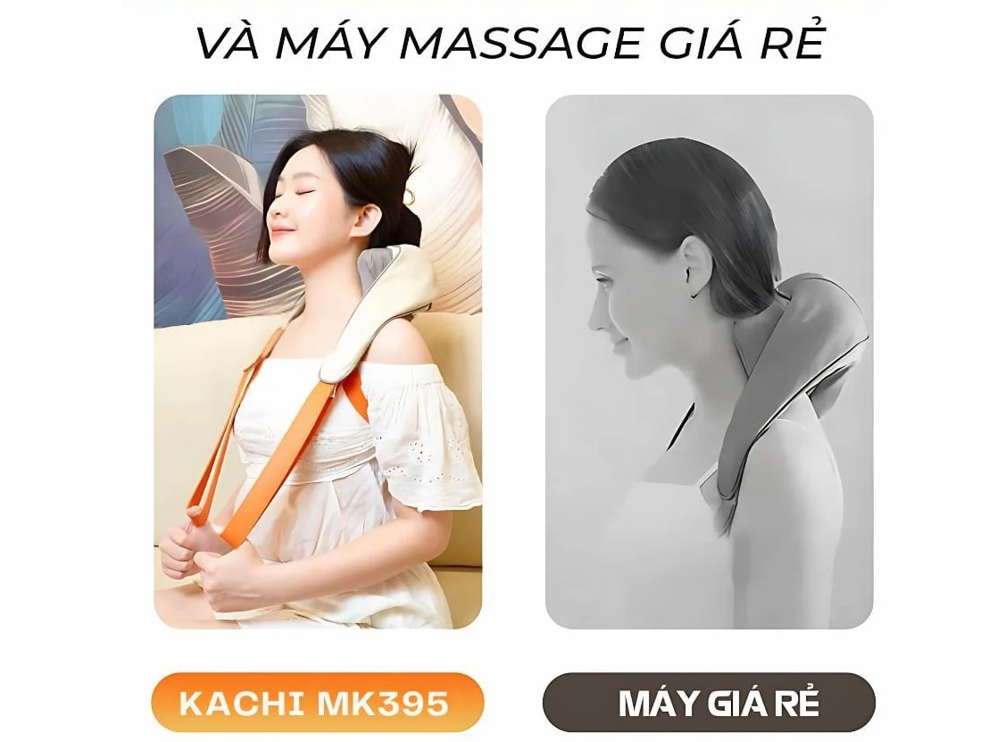 Máy massage cổ vai gáy 4D Kachi MK395