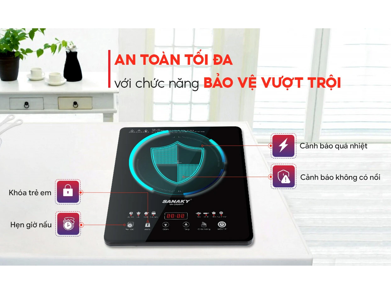 Bếp từ đơn Sanaky VH-3100HY