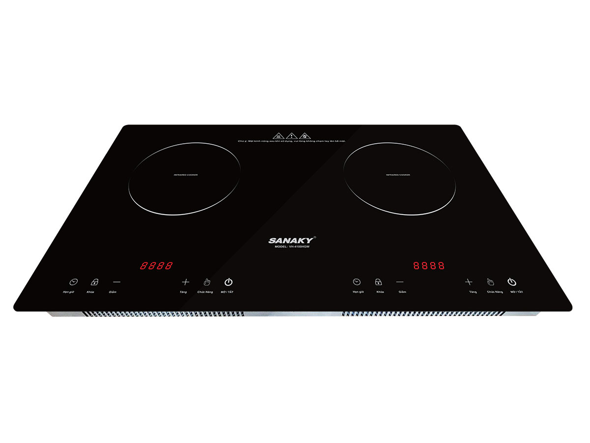 Bếp hồng ngoại đôi Sanaky VH-4100HGW