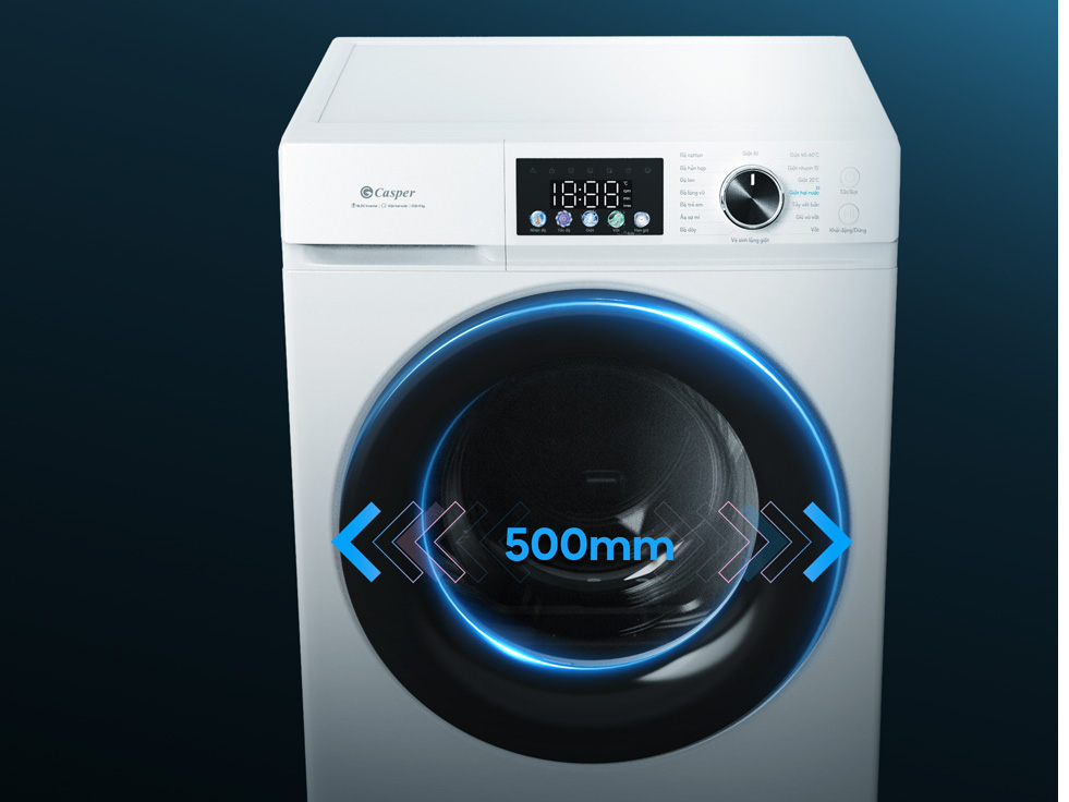 Máy giặt Casper ProWash Inverter 8kg WF-D8VWR1