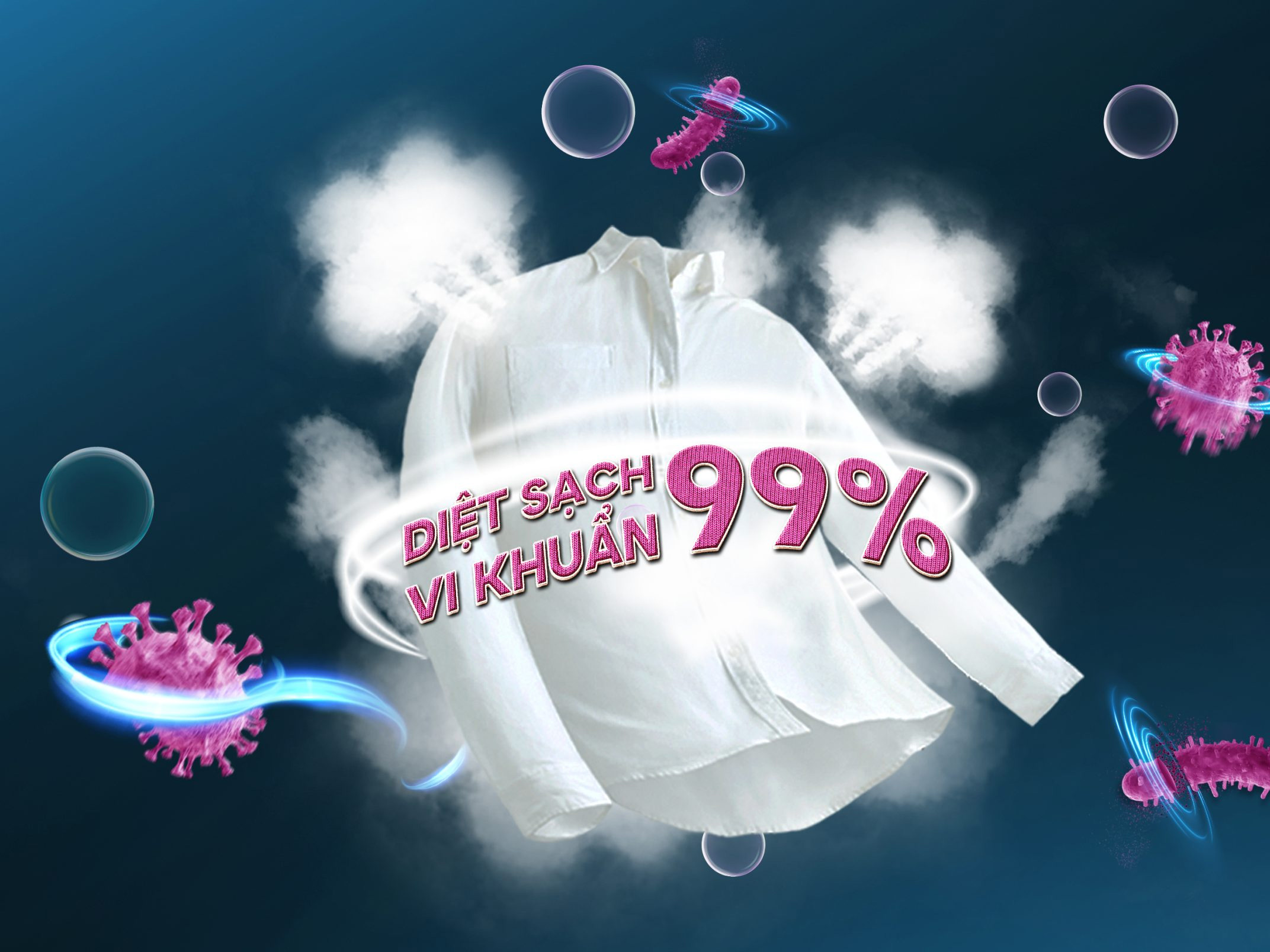 Máy giặt Casper ProWash Inverter 8kg WF-D8VWR1