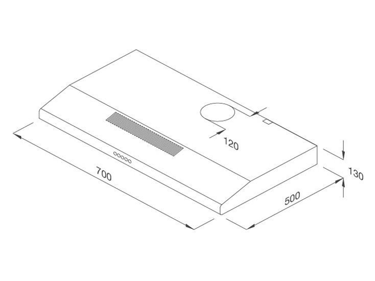 Máy hút khói khử mùi Malloca H365.7