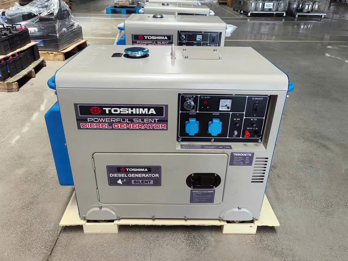 Máy phát điện chạy dầu diesel Toshima T6500ETK (5KW)