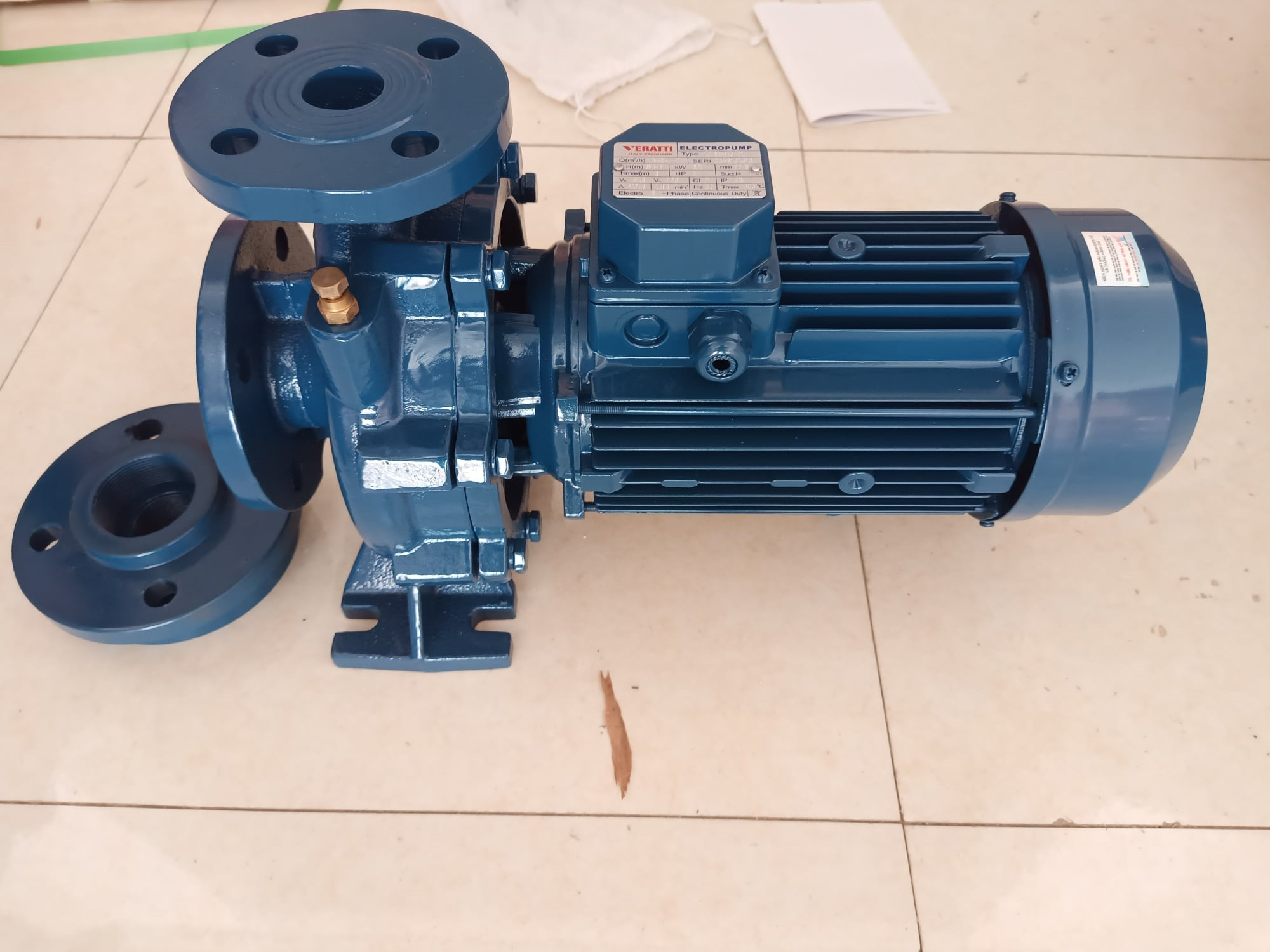Máy bơm ly tâm trục ngang Veratti CS32-160/1.5KW