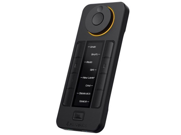 Điều khiển Remote Xencelabs Quick Keys Wireless màn hình Oled 40 phím tắt và vòng Dial