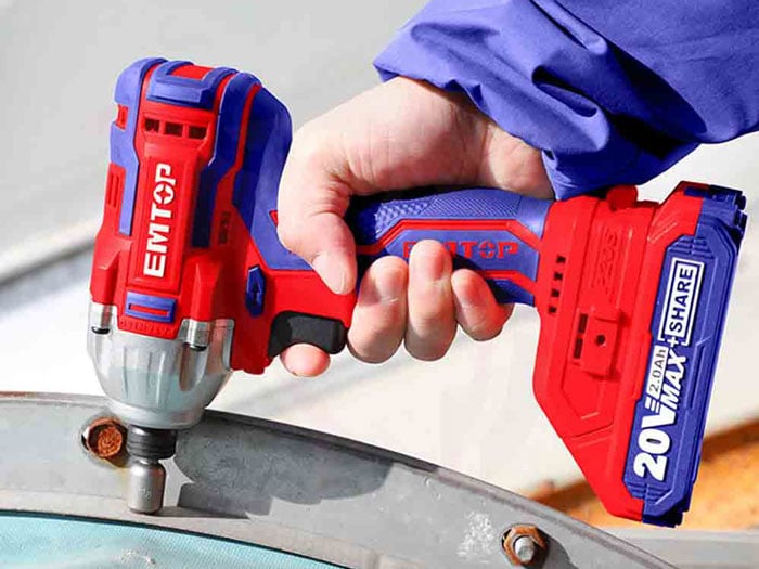 Máy bắn vít dùng pin 20V Emtop ECDLIR20221 (2 pin 2Ah, sạc)