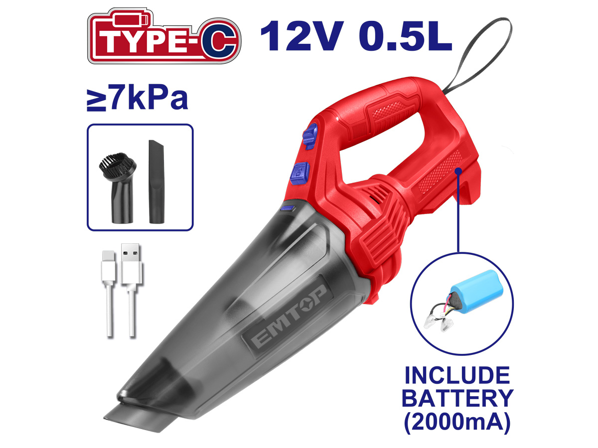 Máy hút bụi dùng pin Emtop ELVC2026