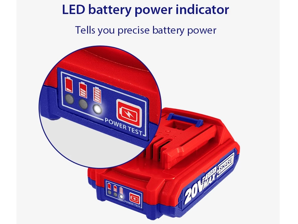Pin Lithium 20V 2AH Emtop EBPK20011