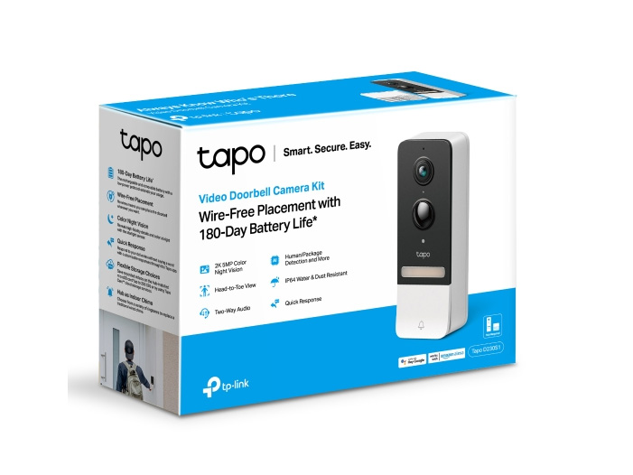 Chuông cửa thông minh dùng pin TP-Link Tapo D230S1 2K 5MP