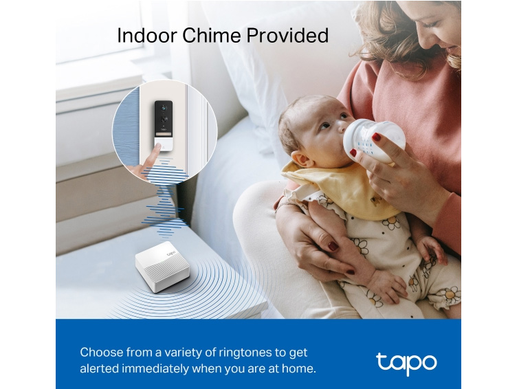 Chuông cửa thông minh dùng pin TP-Link Tapo D230S1 2K 5MP