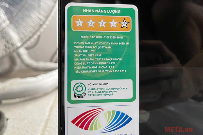 Google Tivi TCL 4K 75 inch 75P755 Pro