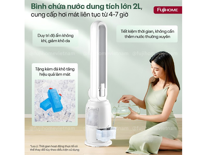 Quạt không cánh Fujihome BF-03RC