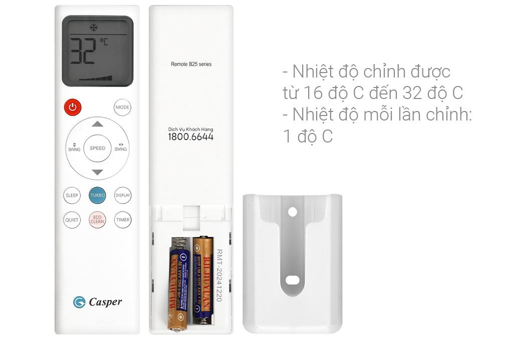 Máy lạnh Casper Inverter 1.5HP GC-12IB36