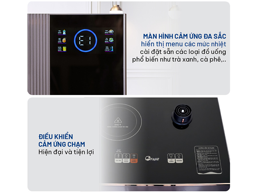 Cây nước nóng lạnh bàn trà có ngăn khử khuẩn UV FujiE TB238UV