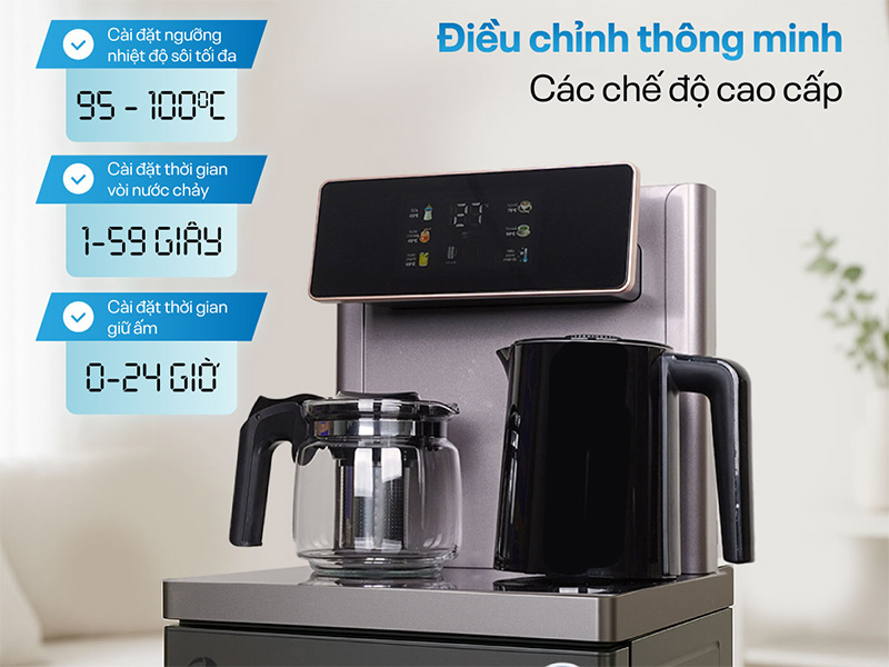 Cây nước nóng lạnh kết hợp bàn pha trà, cafe FujiE TB245