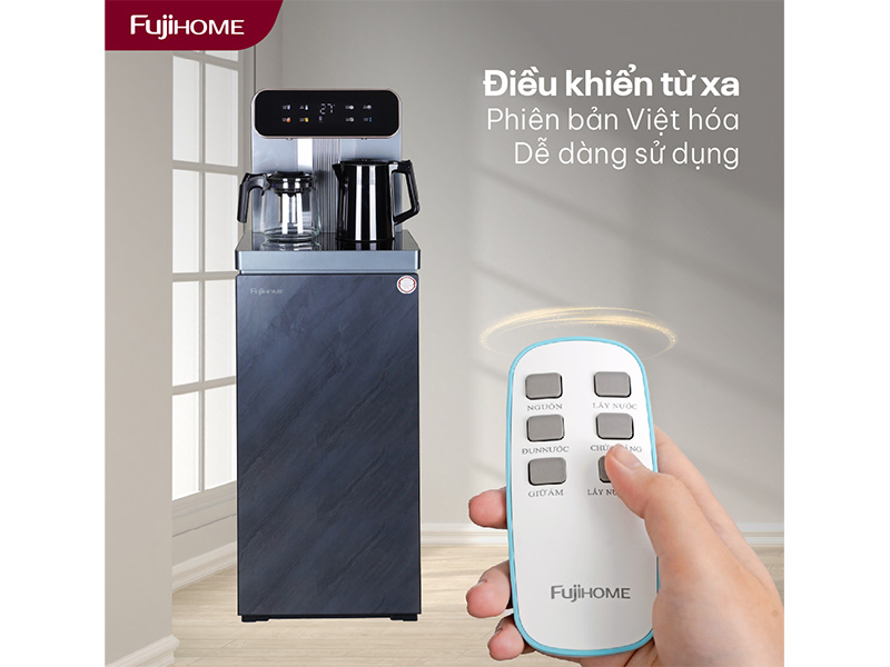 Cây nước nóng lạnh kết hợp bàn pha trà, cafe Fujihome TB243A
