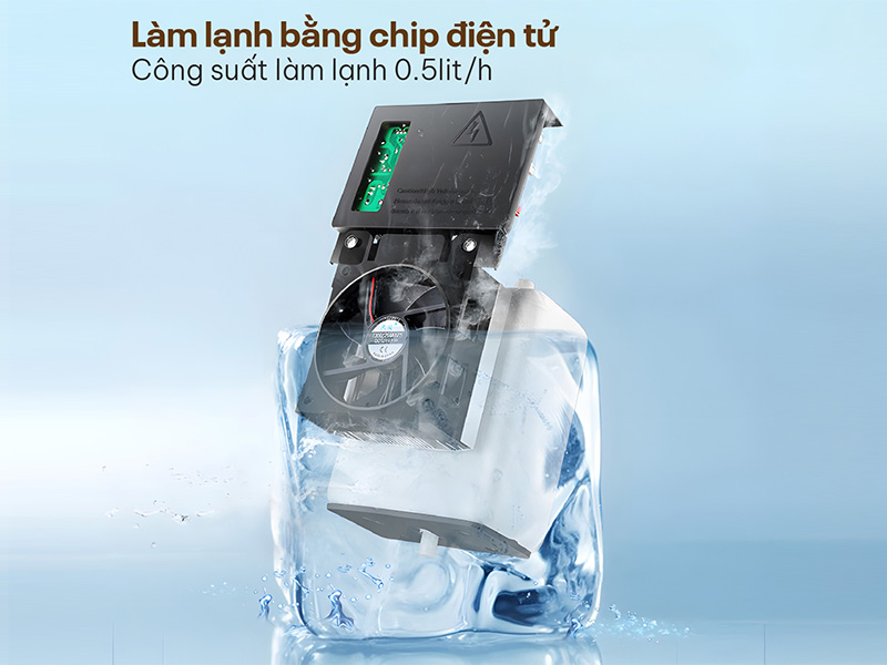 Cây nước nóng lạnh kết hợp bàn pha trà, cafe Fujihome TB243A