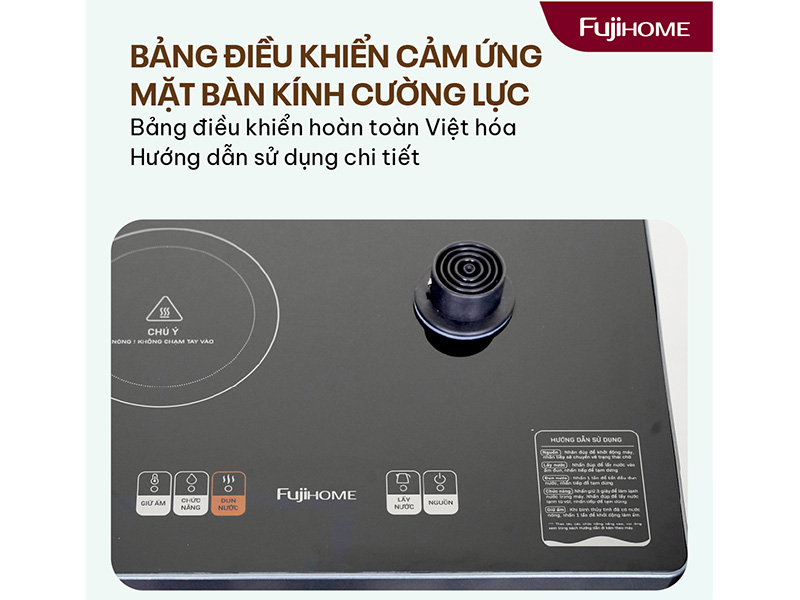 Cây nước nóng lạnh kết hợp bàn pha trà, cafe Fujihome TB243A