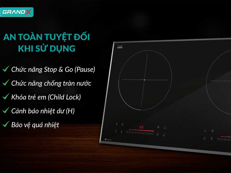 Bếp từ GrandX GX IH618SE