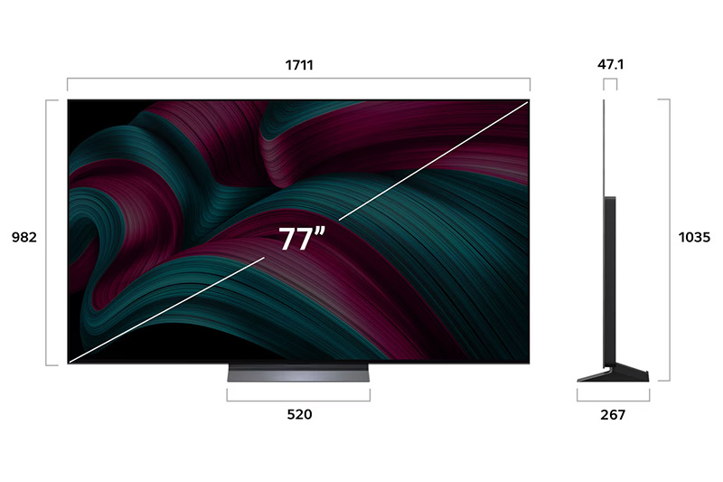 Smart Tivi LG AI Evo Oled 4K 77 inch OLED77C5PSA