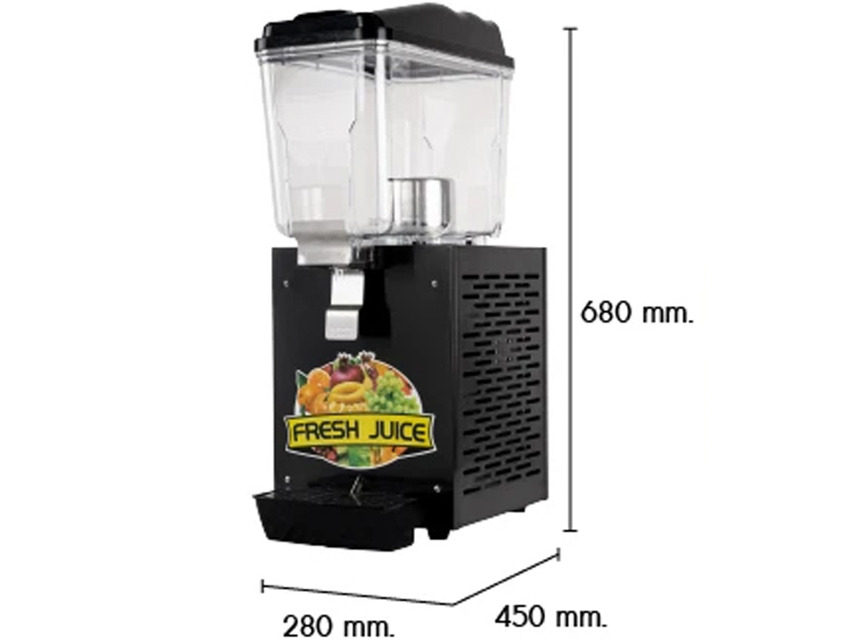 Máy làm lạnh nước trái cây kiểu khuấy tự động JS16LX1-STIR-T (1 ngăn tay đảo)