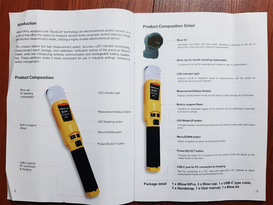 Máy đo nồng độ cồn Sentech Iblow10 pro